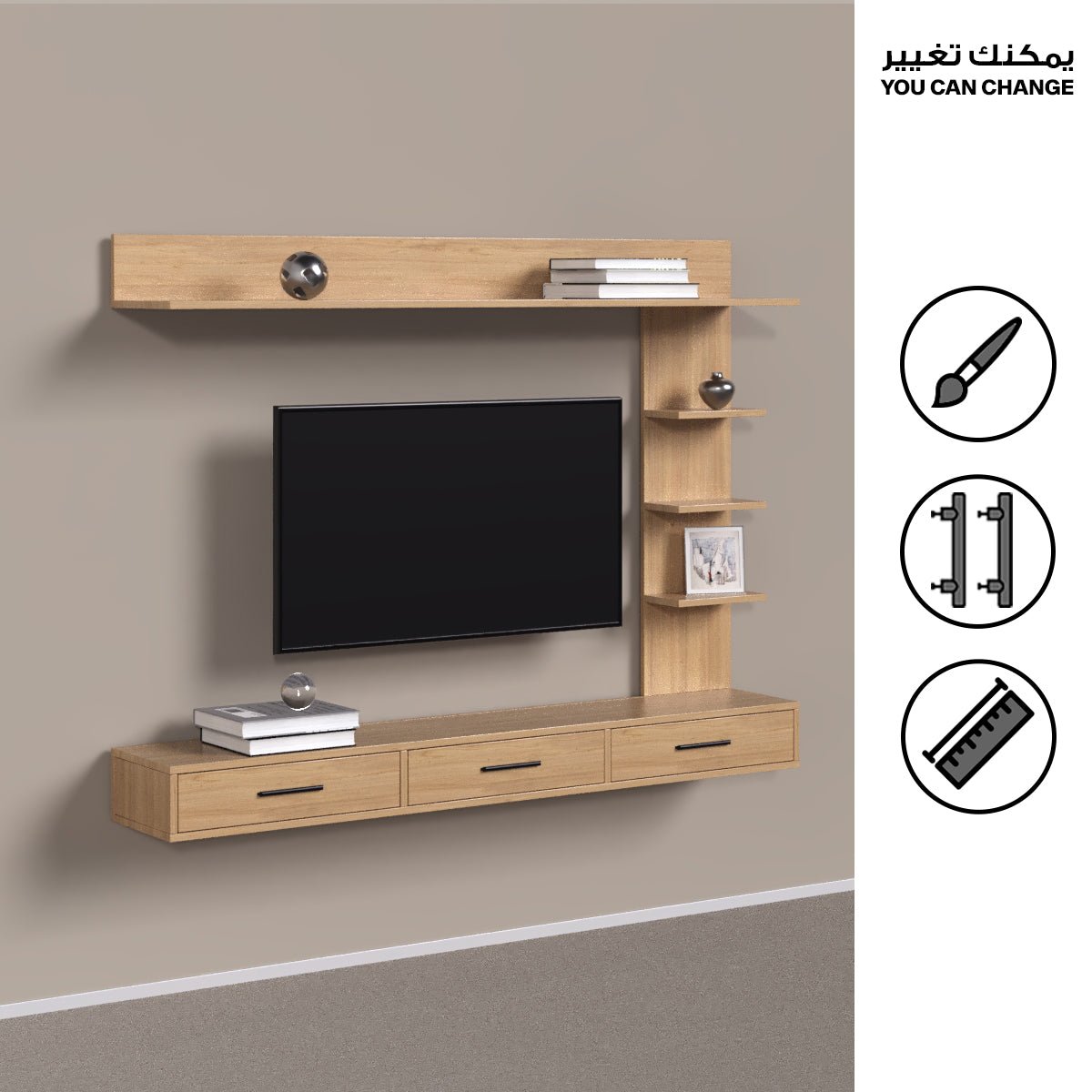 Custom Floating TV Set - Saveit