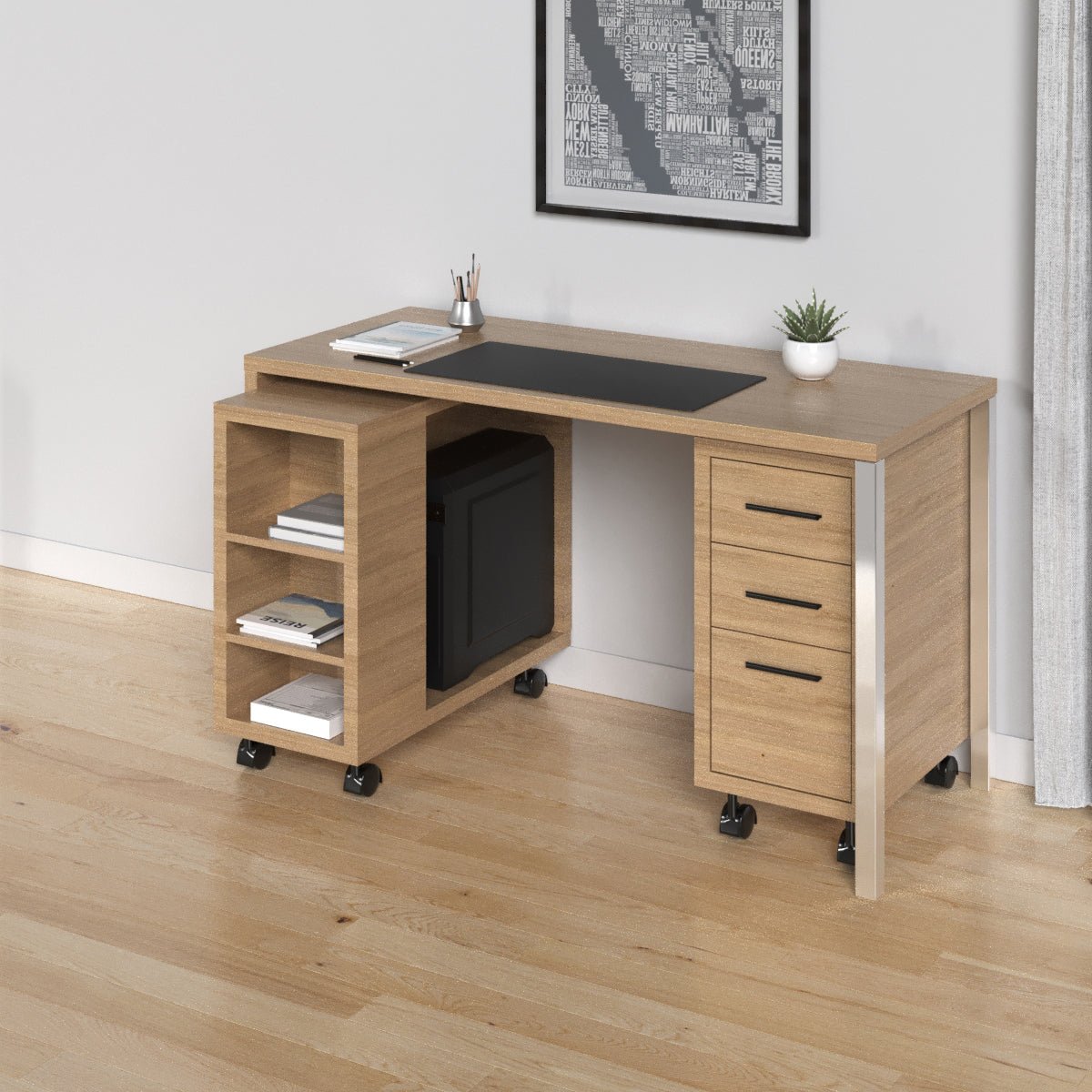 Custom PC Desk with Free Units - Saveit