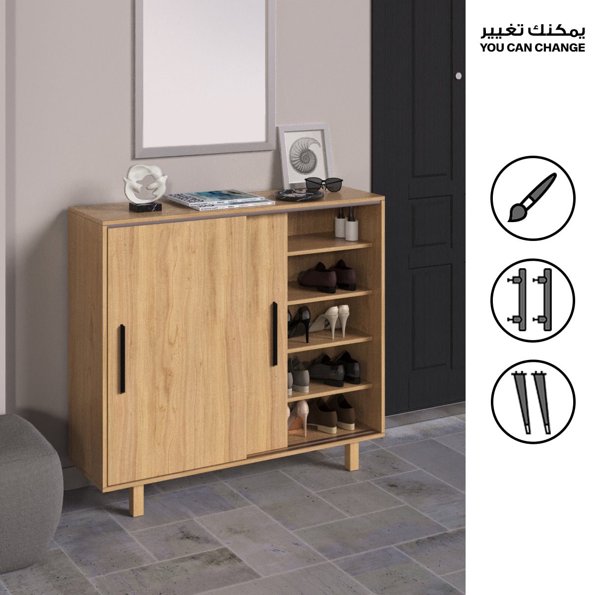 Custom Shoe Rack Sliding Drawers - Saveit