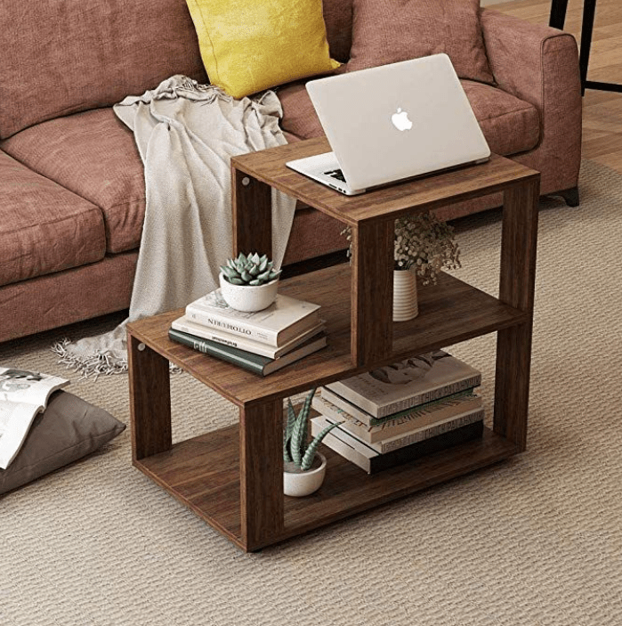 Side table 80 x 40 x 80 cm Brown - Saveit