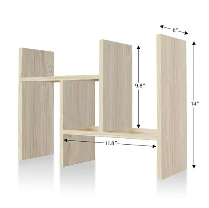 Wall shelves 15×50 cm Brown - Saveit