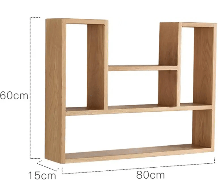 Wall Shelves 80 x 60 x 15 cm Brown - Saveit