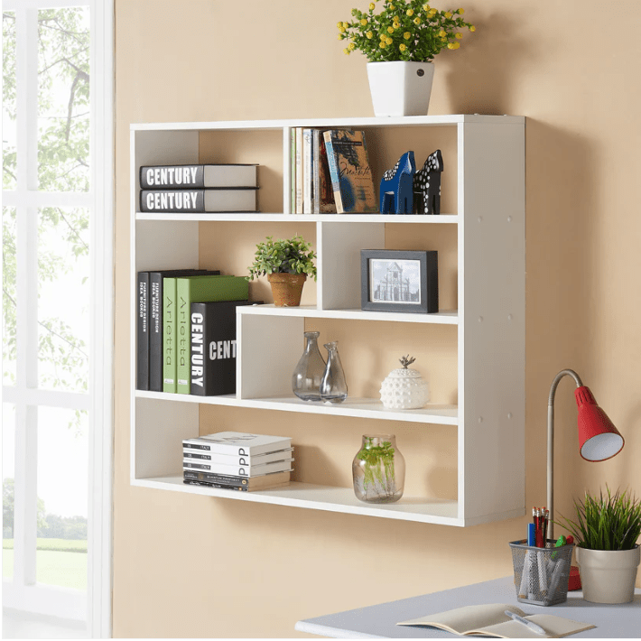 Wall Shelves 80 x 60 x 15 cm White - Saveit
