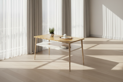 Natural Wood Coffee Table