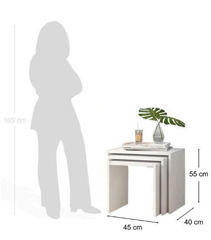 3 levels table 55 cm x 40 cm x 45 cm
