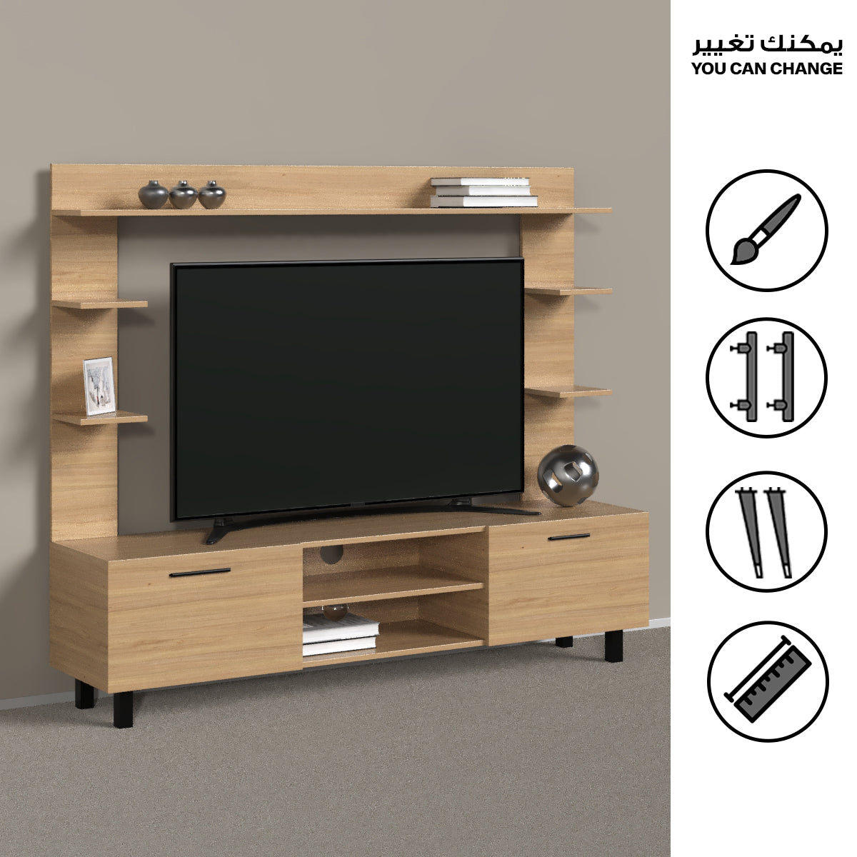 Custom Stand TV Set