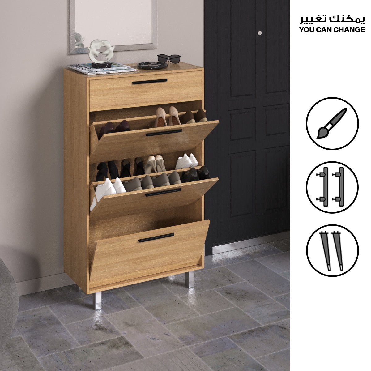 Customize Your Own Shoe Rack Rotating Drawers Online – Saveit